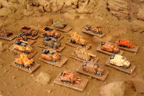 Ork Airfield Defence Force on patrol