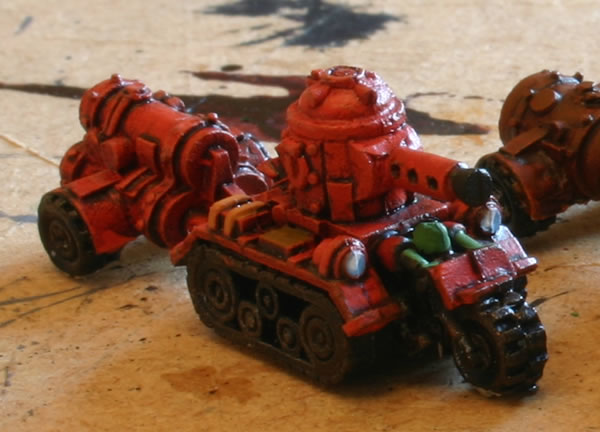 They have been dry-brushed and some detailing added.