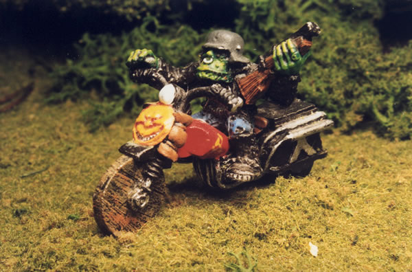 This is Sleazy Rider the original Orc biker (at that time there were no Orks just Orcs). 
