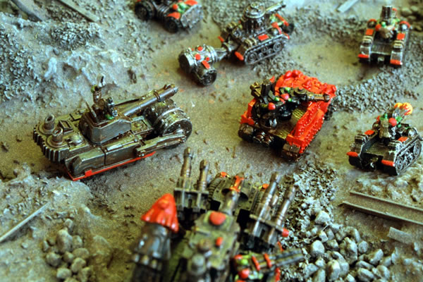 Ork forces on the move