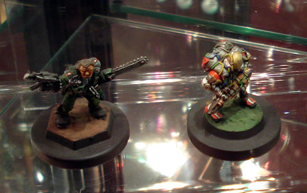 Chainsaw Warrior and the "original" Space Marine in Power Armour.