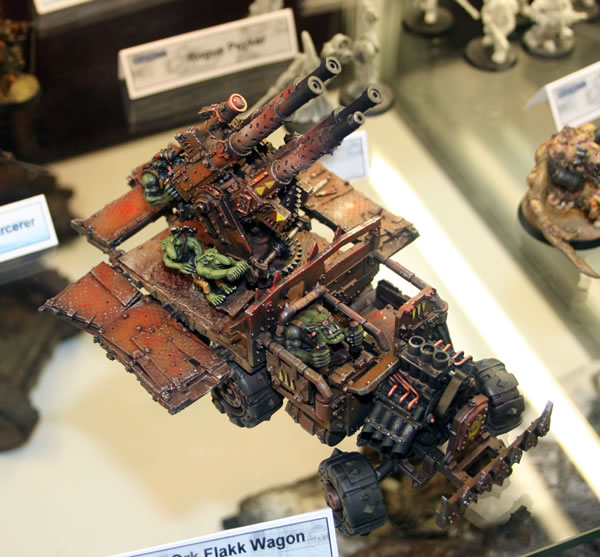 Forge World Ork Flakk Wagon taken at GamesDay 2008.