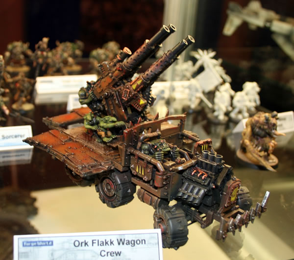 Forge World Ork Flakk Wagon taken at GamesDay 2008.