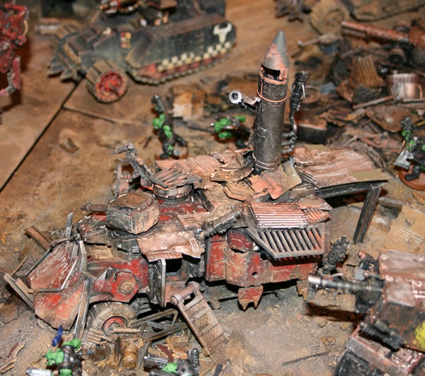 Ork Battlewagon with Killkannon from the Forge World Open Day 2009 