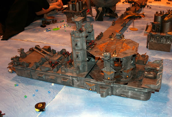 ...and the Drop Pods come raining down from the skies!