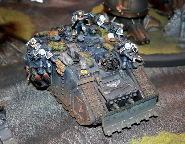 Land Raider from a display game at GamesDay 2009. 