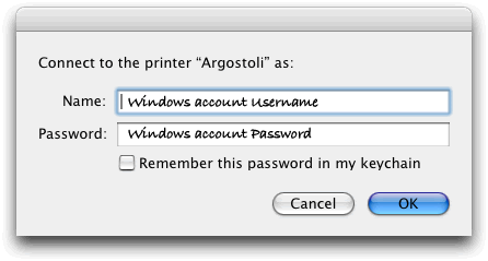 authentication dialogue