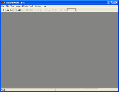 Microsoft Photo Editor Screenshot