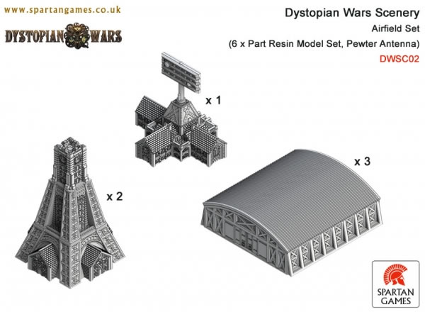 Dystopian Wars Airfield Set