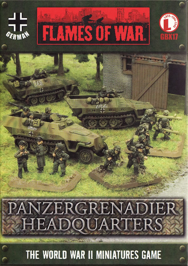 German Panzergrenadier Headquarters