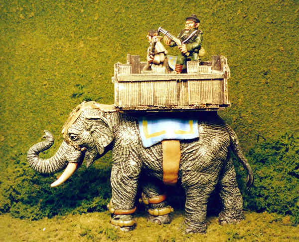 Sharke and Harpy on an Elephant