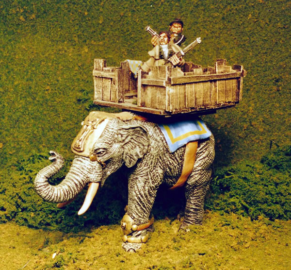Sharke and Harpy on an Elephant