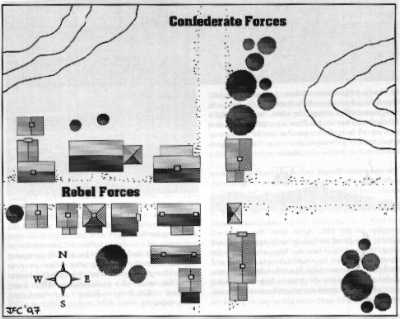 Guns of the South Map