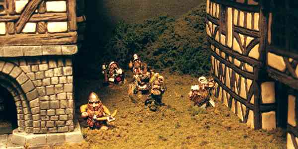 Dwarfs in Village