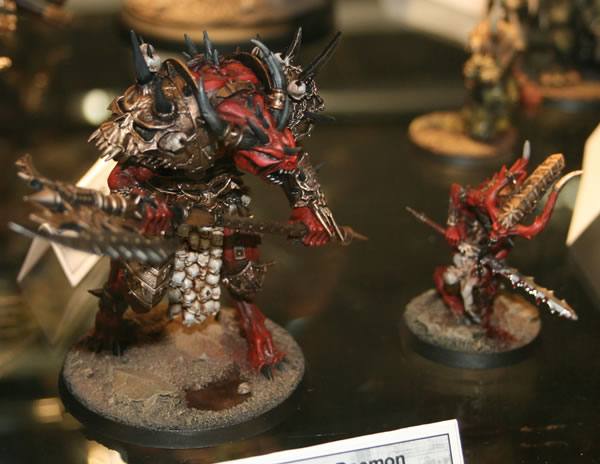 Khorne Daemon Prince and Herald 