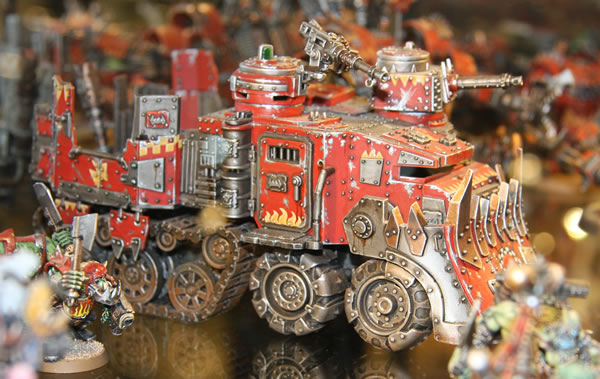 Ork Battlewagon from display at Warhammer World.