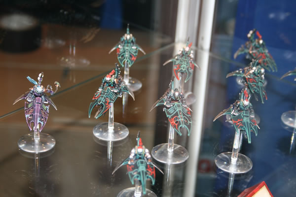 Dark Eldar Reavers at GamesDay 2010. 