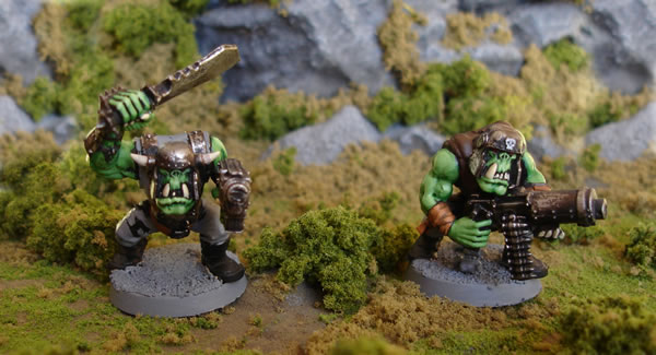 Orks on patrol.