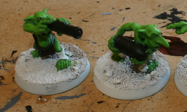 This is a closeup of two of the Grots.
