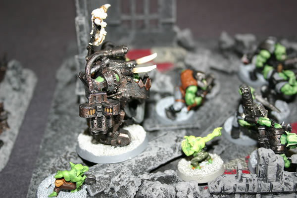 Ork Warboss in Mega-Armour 