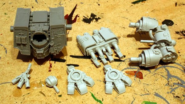 Grey Knight Dreadnought parts