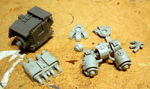 Grey Knight Dreadnought parts