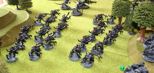 Genestealers moving forward. 