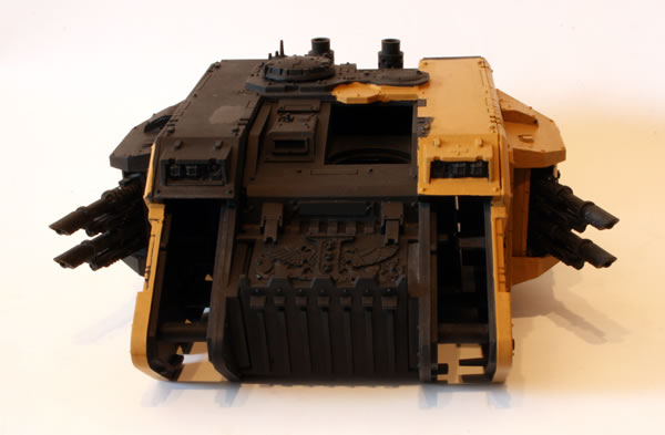 I then added the engine exhausts. 