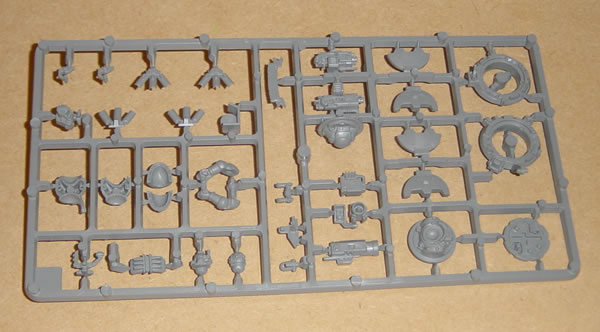 The standard Rhino kit includes three sprues.