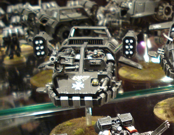 Black Templars Typhoon Landspeeder. 