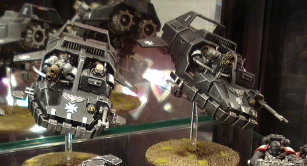 Black Templars Typhoon Landspeeder. 