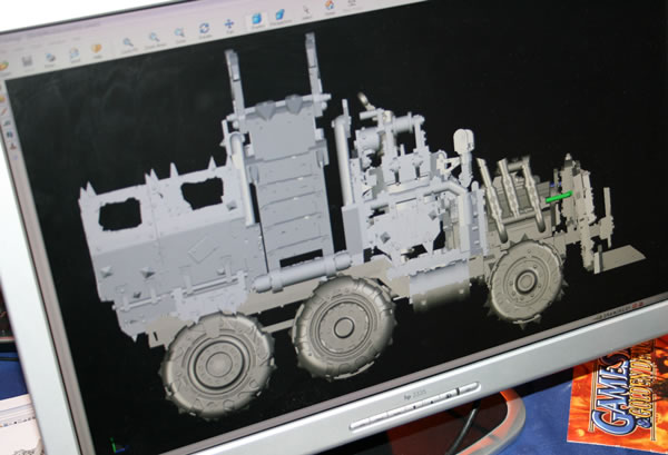 Ork Trukk Concept Art and Models 