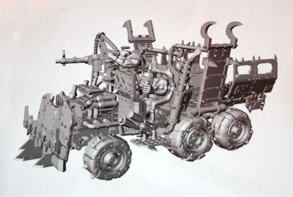 Ork Trukk Concept Art and Models 