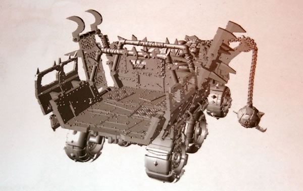 Ork Trukk Concept Art and Models 