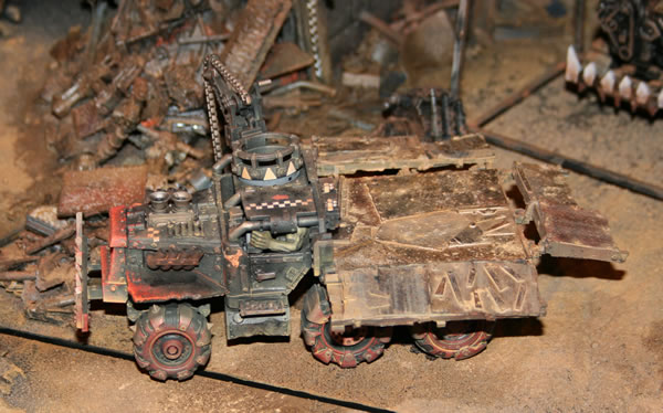 Forge World Ork Trukk with enclosed cab.