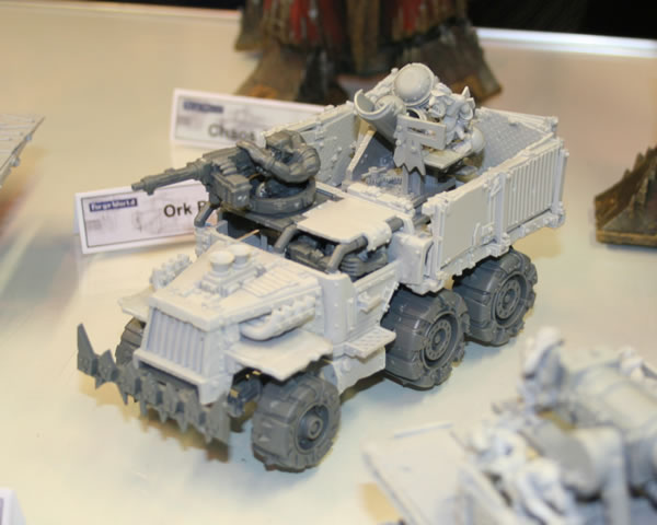 Forge World Ork Trukk with enclosed cab and Big Lobba.
