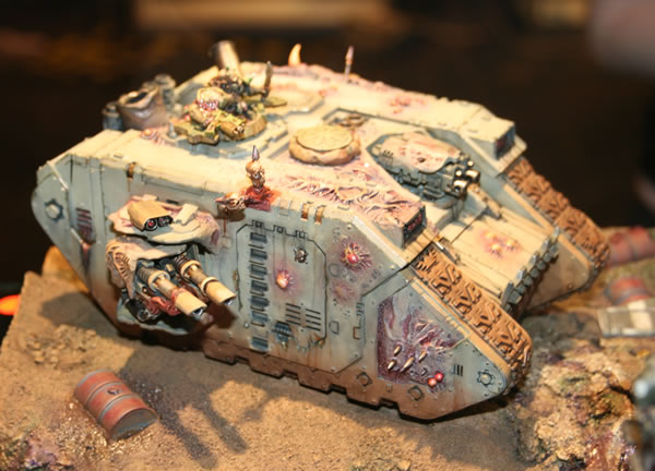 Nurgle Land Raider, a Golden Demon entry at GamesDay 2009.