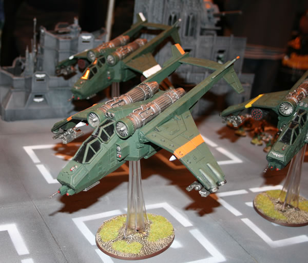 Imperial Navy Valkyrie from a demonstration game at GamesDay 2009.