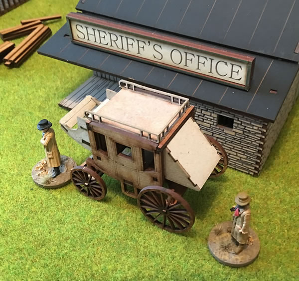 Sarissa Precision Old West 25mm Stage Coach
