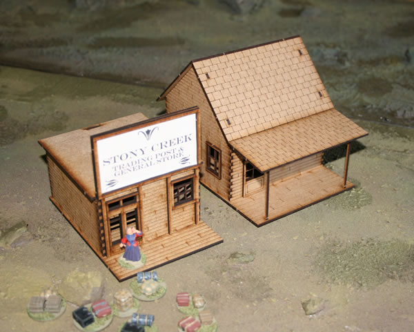 Sarissa Precision Old West 25mm Buildings